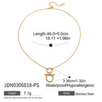 Two-Tone Link Chain Jewelry Set – Bold Modern Necklace, Bracelet & Earrings