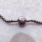 Vintage Inspired Karma Chain Bracelet in 925 Sterling Silver
