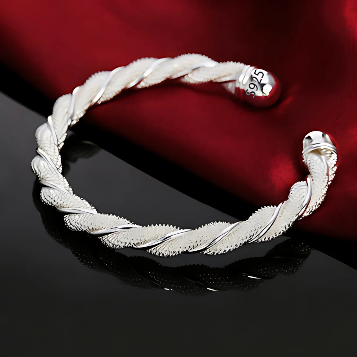 925 Sterling Silver Adjustable Cuff & Link Chain Bracelets Collection