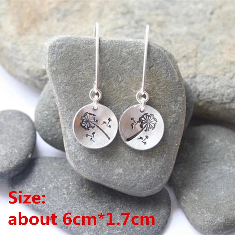 Unique Collection of Handmade Alloy Resin Earrings - Geometric Asymmetric Boho