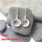 Unique Collection of Handmade Alloy Resin Earrings - Geometric Asymmetric Boho