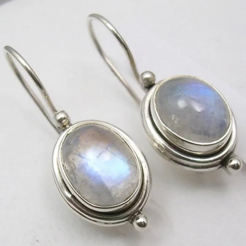Selection of Copper Waterdrop Moonstone Pendant Earrings