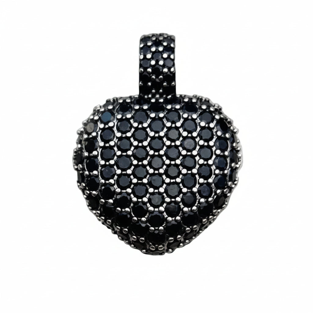 Heart & Snake Pendants Selection in 925 Sterling Silver with Zircon Stones