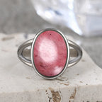 925 Sterling Silver Ring Natural Gemstone Ring