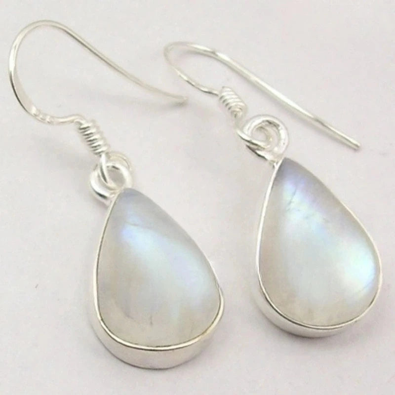 Selection of Copper Waterdrop Moonstone Pendant Earrings