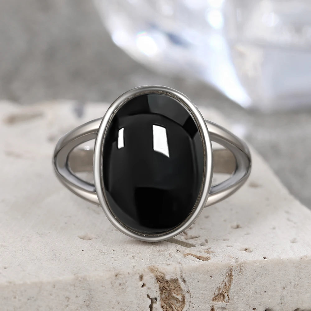 925 Sterling Silver Ring Natural Gemstone Ring