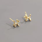 Mini Balloon Dog Earrings or Necklace In Zinc Alloy - Precious, Darling, Feminine