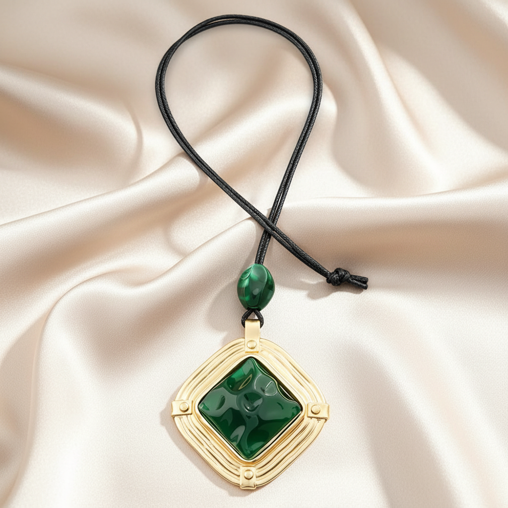 Selection of Suede & Wax Leather Cord Alloy Pendant Necklaces