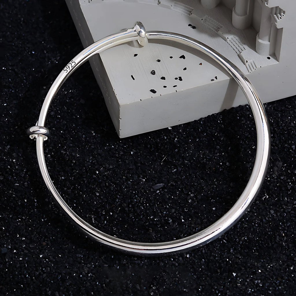 925 Sterling Silver Adjustable Cuff & Link Chain Bracelets Collection