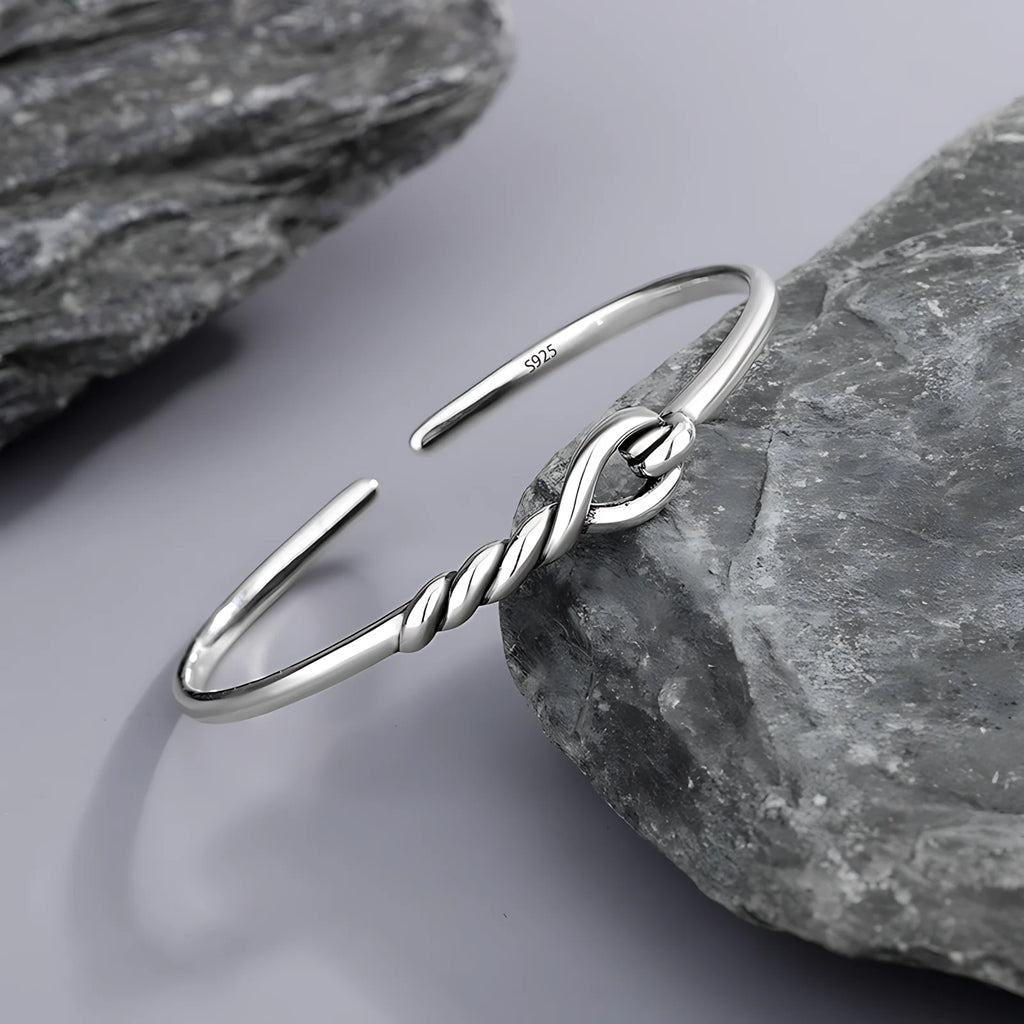 925 Sterling Silver Adjustable Cuff & Link Chain Bracelets Collection