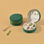 Velvet Travel Jewelry Organizer Box – Elegant Gift for Her