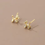 Mini Balloon Dog Earrings or Necklace In Zinc Alloy - Precious, Darling, Feminine