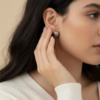 925 Sterling Silver Hoop Filigree Earrings