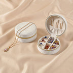 Velvet Travel Jewelry Organizer Box – Elegant Gift for Her