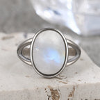 925 Sterling Silver Ring Natural Gemstone Ring