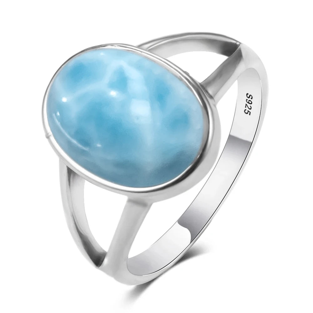 925 Sterling Silver Ring Natural Gemstone Ring