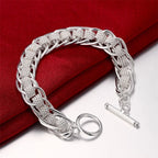 Selection of 925 Sterling Silver Chain Bracelets