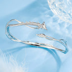 925 Sterling Silver Adjustable Cuff & Link Chain Bracelets Collection