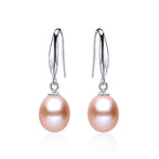 925 Sterling Silver Natural Pearl Earrings