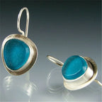 Unique Collection of Handmade Alloy Resin Earrings - Geometric Asymmetric Boho