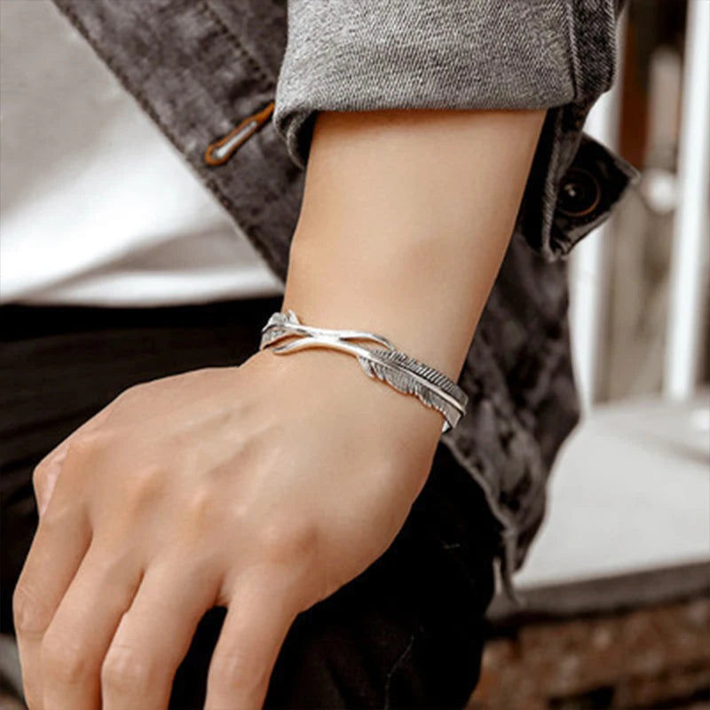 925 Sterling Silver Adjustable Cuff & Link Chain Bracelets Collection