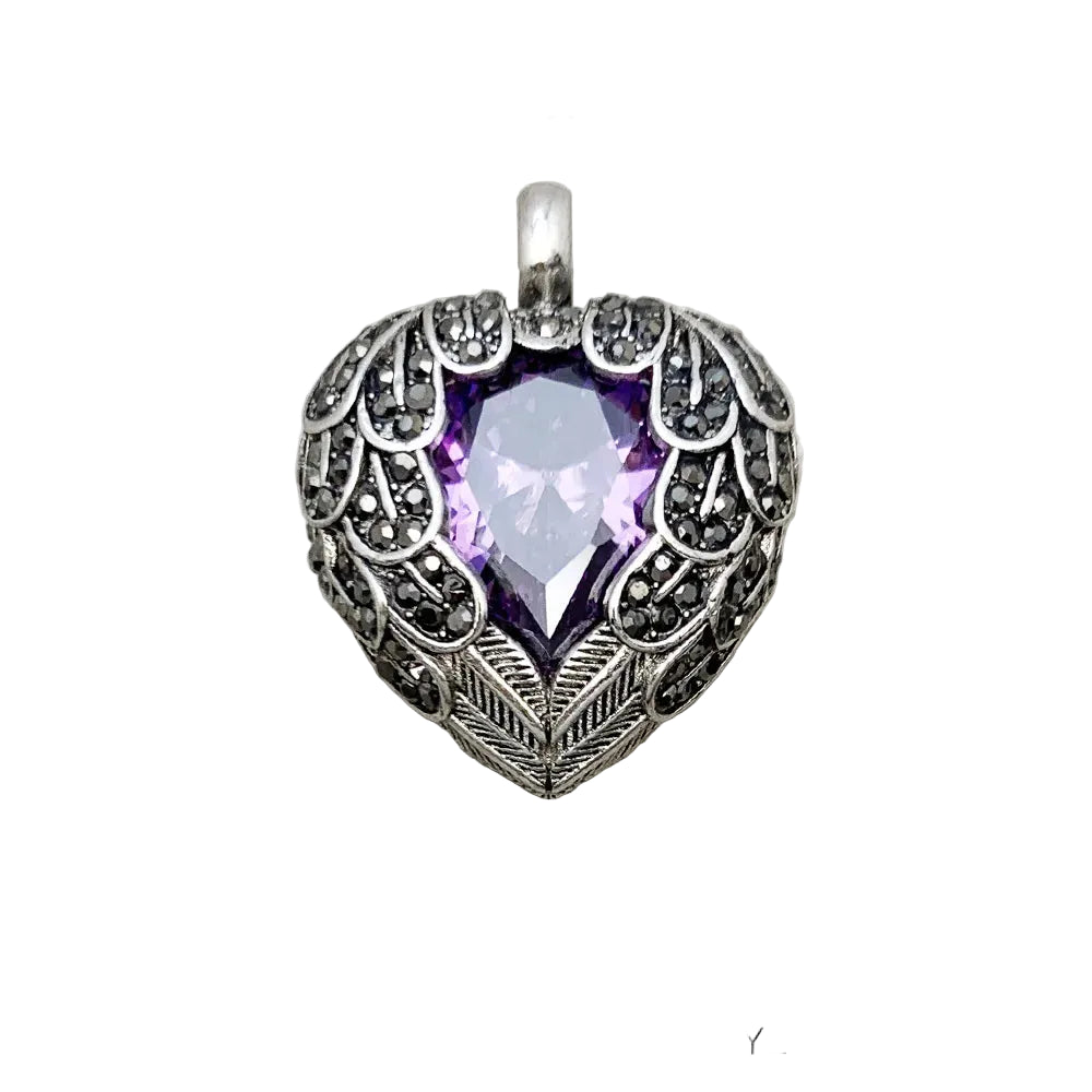Heart & Snake Pendants Selection in 925 Sterling Silver with Zircon Stones