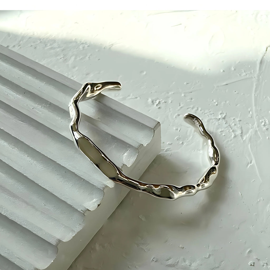 925 Sterling Silver Adjustable Cuff & Link Chain Bracelets Collection