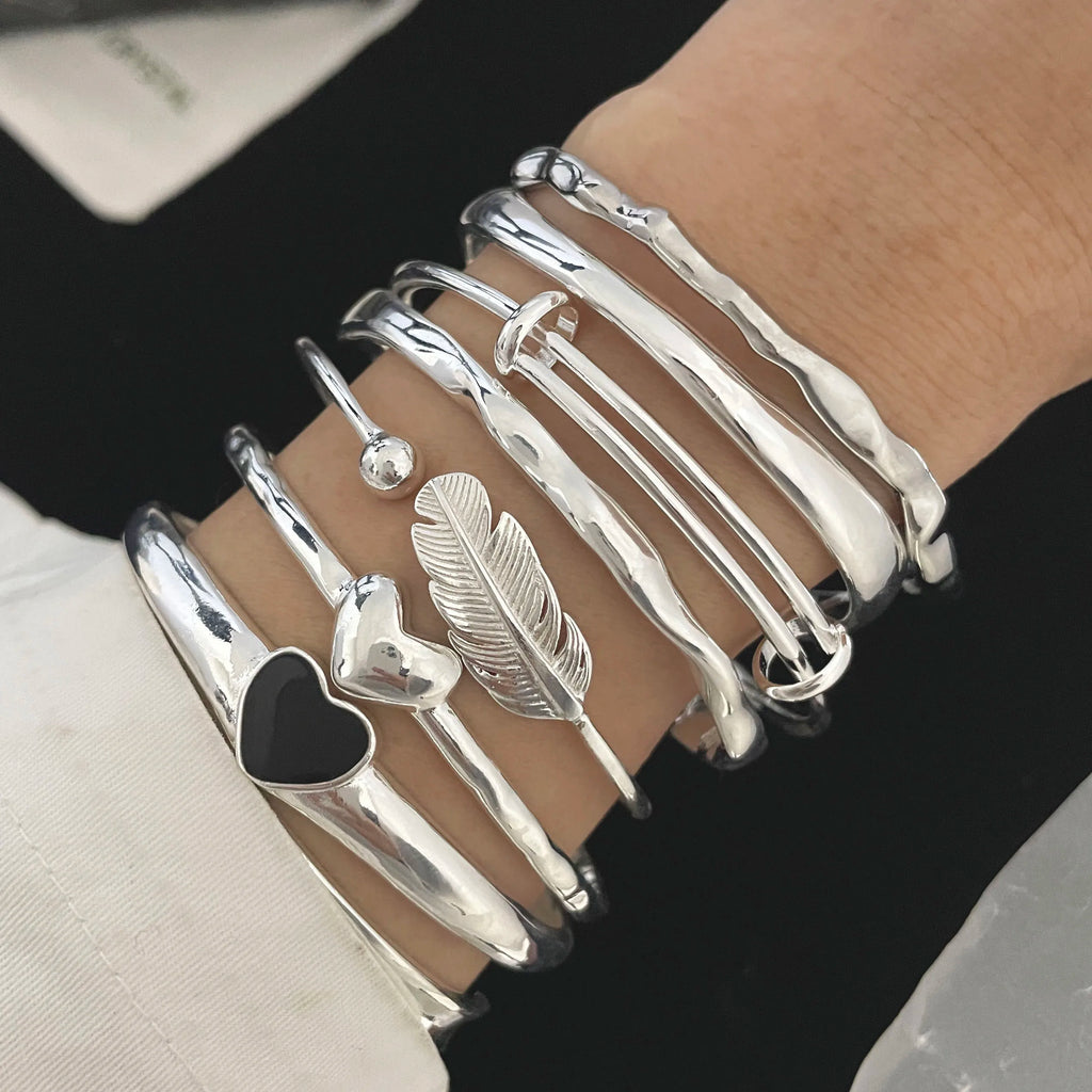 Selection of 925 Sterling Silver Bracelets