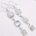 Selection of Copper Waterdrop Moonstone Pendant Earrings