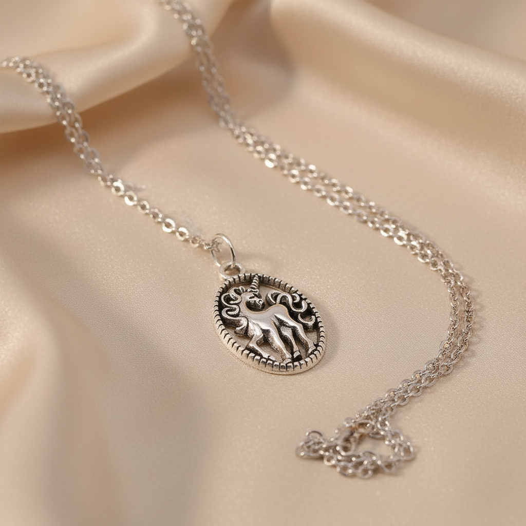 Unicorn Pendant Necklace in Zinc Alloy