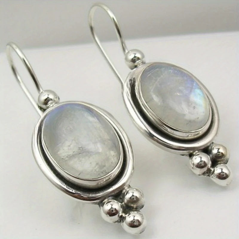 Selection of Copper Waterdrop Moonstone Pendant Earrings